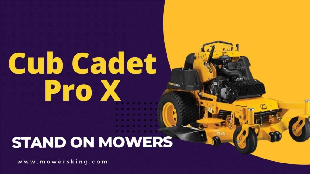 Cub Cadet Pro X Stand On Mowers