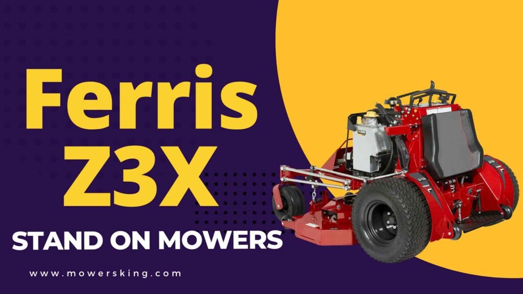 1. Ferris Z2 and Z3X Ride stand on Mower