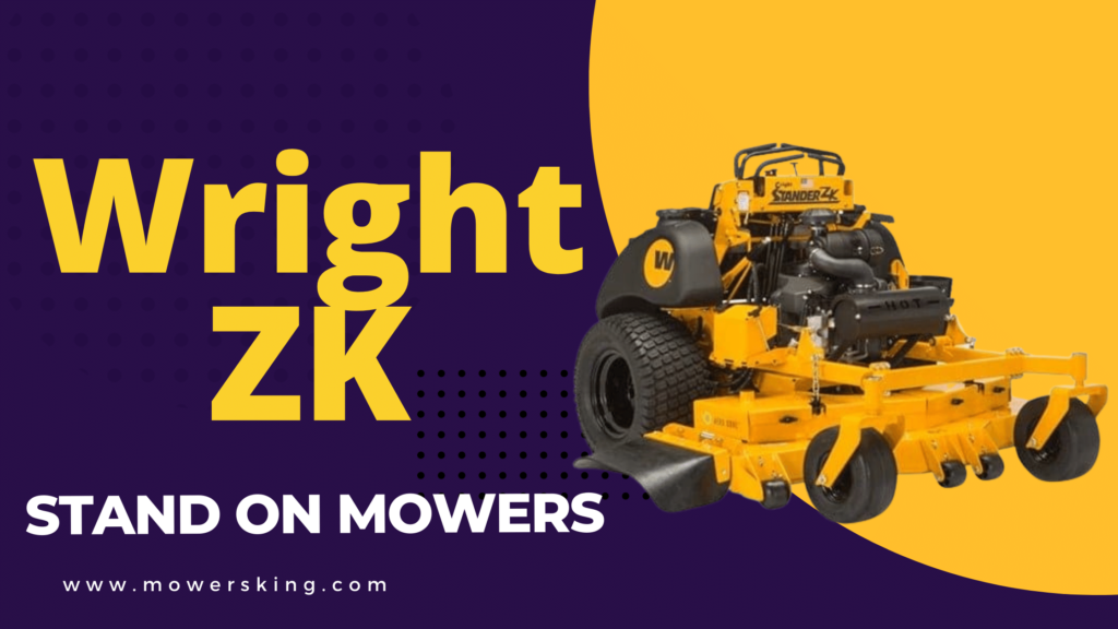best stand on mowers ~ Wright ZK and X