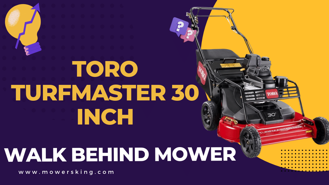 Toro TurfMaster 30 Inch Walk-Behind Mower